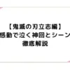 【鬼滅の刃立志編】感動で泣く神回とシーンを徹底解説