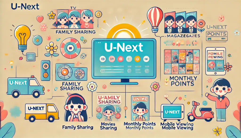 総括：U-NEXTのメリットのポイントを整理
