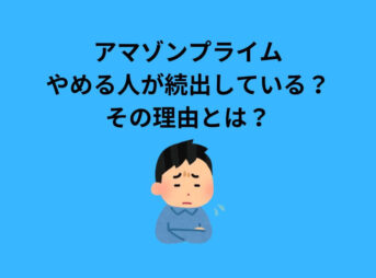 アマゾンプライムやめたほうがいい