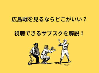 広島戦 見るなら