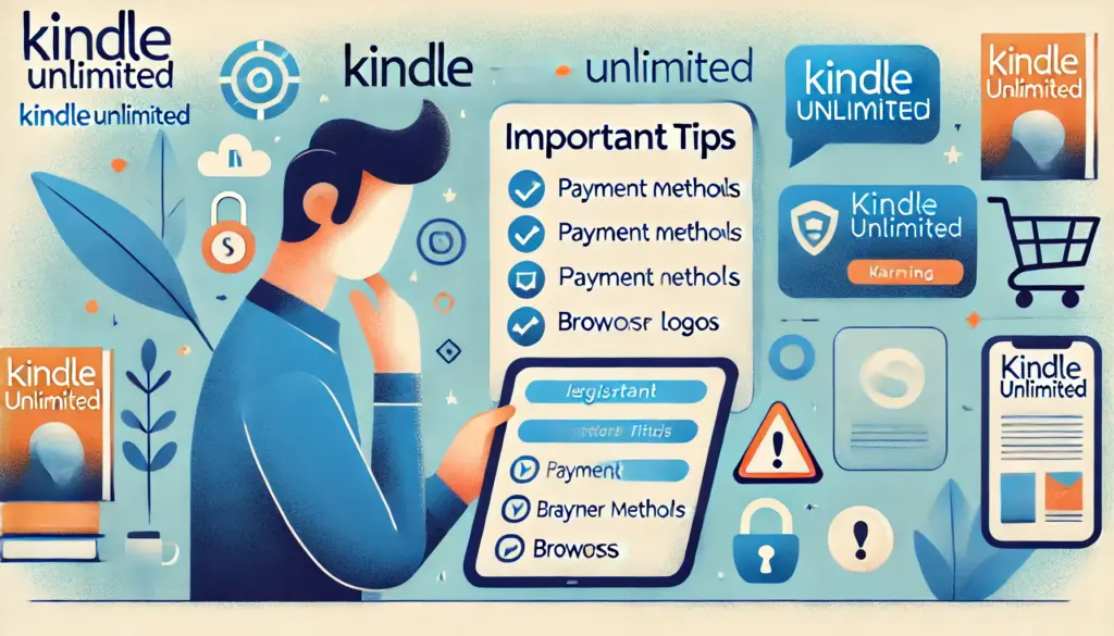 kindle unlimitedの登録方法の注意点もまとめて解説