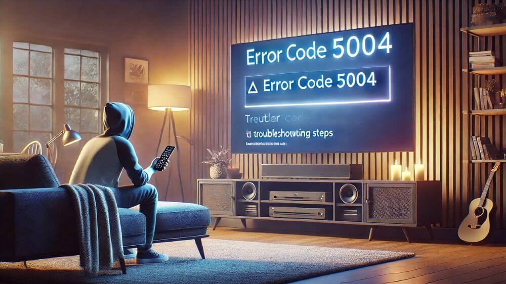 エラーコード5004が表示された場合の対処方法