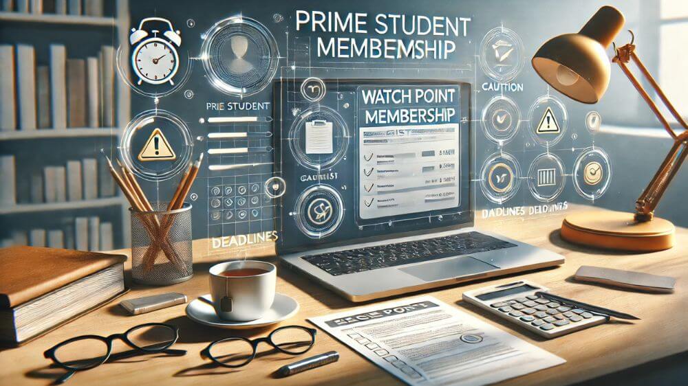 Prime studentの会員登録の際に注意すべきポイント