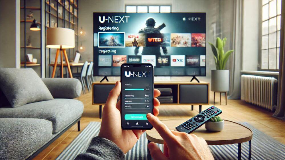 U-NEXTをスマホで登録してテレビで見るメリットと困難解決法