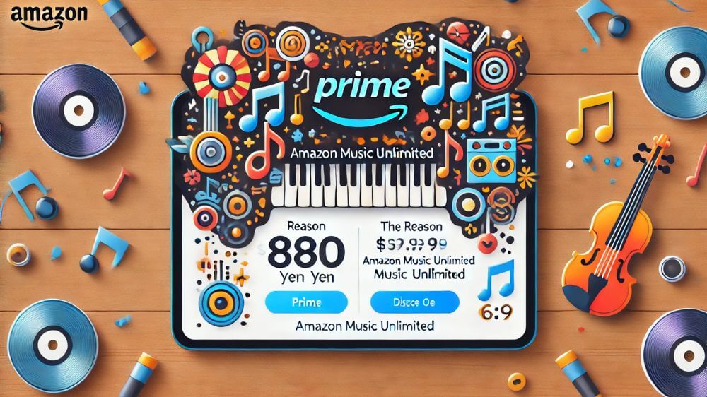 amazon music prime unlimited 違い Amazonプライム会員なのに料金が880円の理由