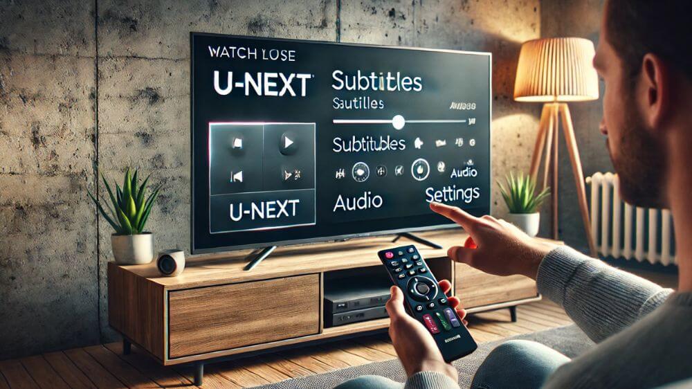 U-NEXT スマートテレビで見る時の注意点