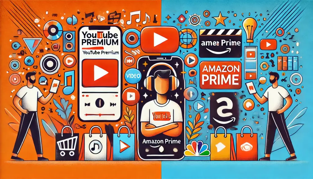 YouTubeプレミアムとAmazonプライムの違い