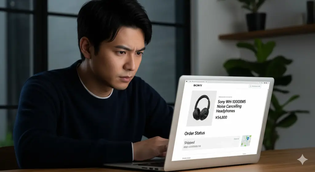 amazonのリクエスト状況を確認する方法