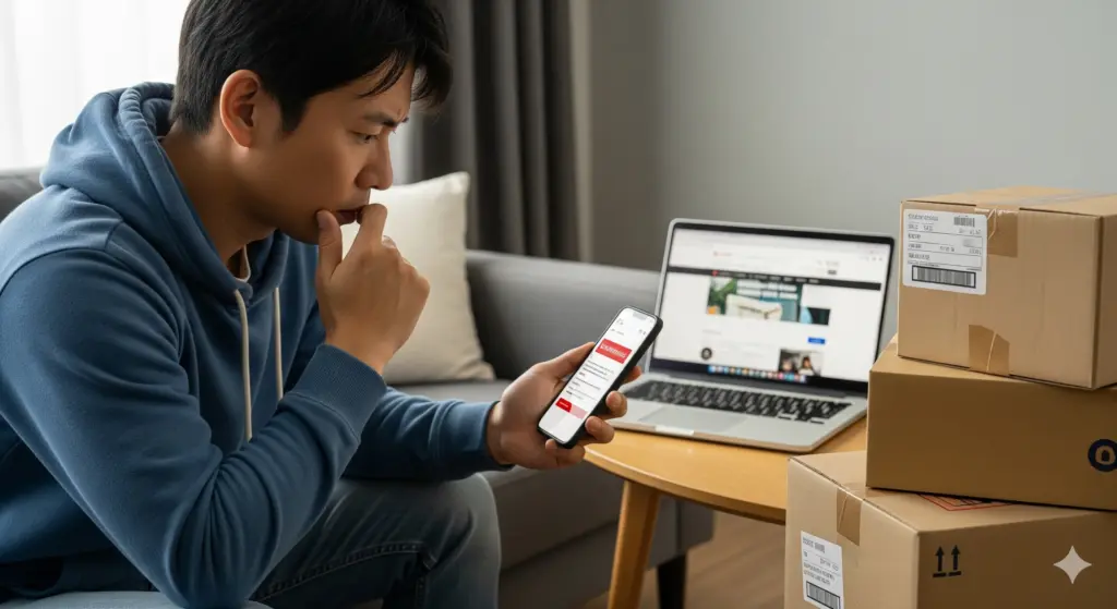 amazonで荷物が全然届かない原因と確認方法