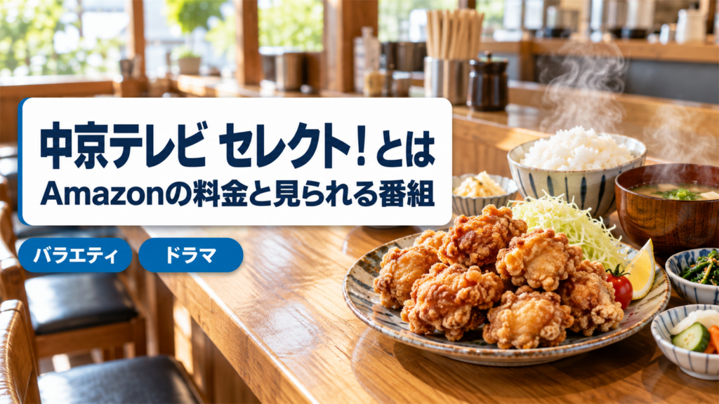 中京テレビ セレクト！の料金と見られる番組