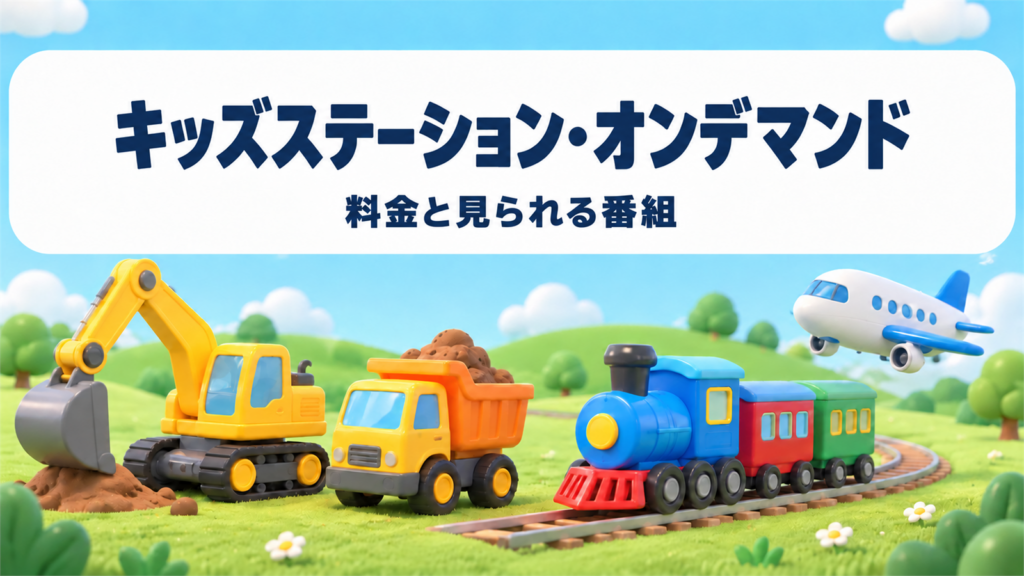 キッズステーション・オンデマンドの料金と番組